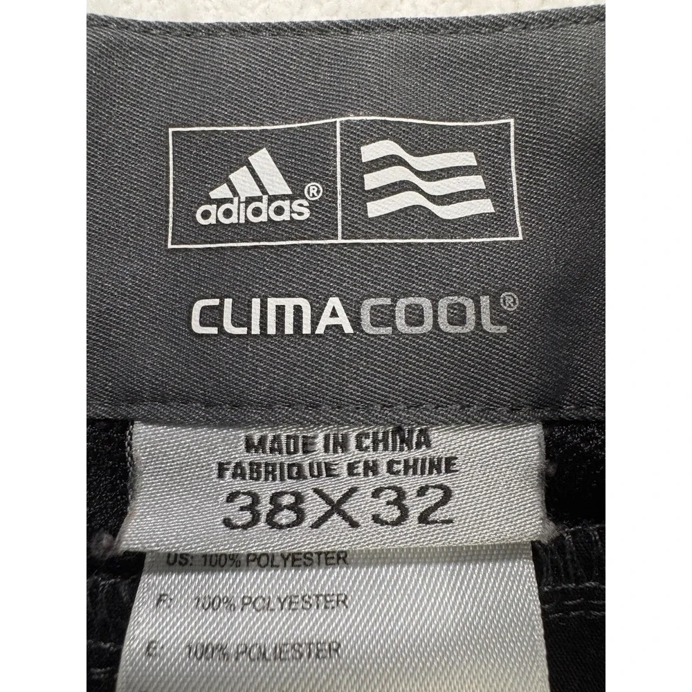 Adidas Climacool Golf Pants Men 38x32 Gunmetal Straight‎ Vented Performance